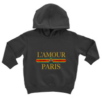 Paris L'amour   Fashion Tiger Face   I Love Paris   Retro Toddler Hoodie | Artistshot