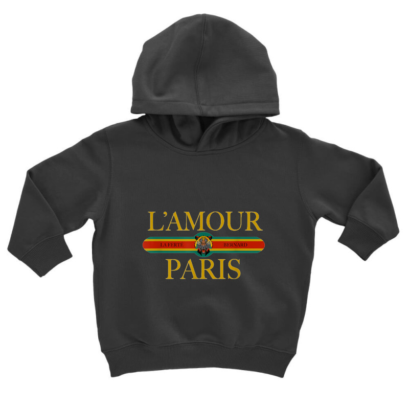 Paris L'amour   Fashion Tiger Face   I Love Paris   Retro Toddler Hoodie by Anitabostic | Artistshot