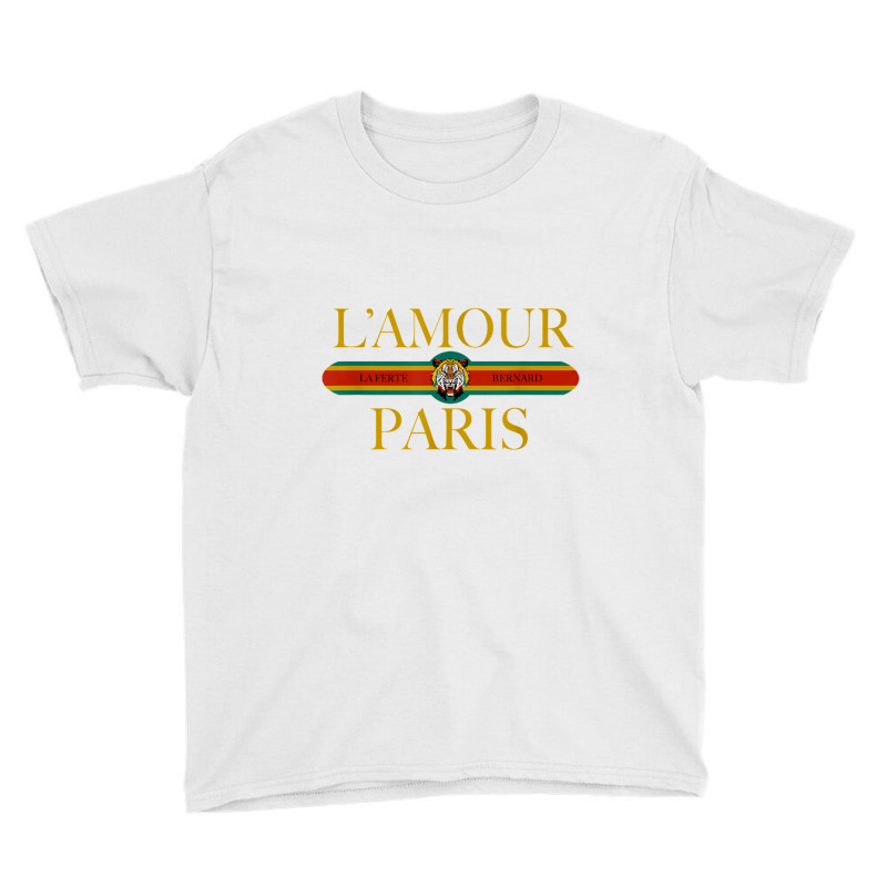 Paris L'amour   Fashion Tiger Face   I Love Paris   Retro Youth Tee by Anitabostic | Artistshot