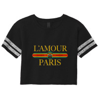 Paris L'amour   Fashion Tiger Face   I Love Paris   Retro Scorecard Crop Tee | Artistshot