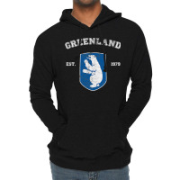 Vintage Coat Of Arms Greenland Lightweight Hoodie | Artistshot