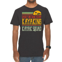 Distracted By Kayaking Canoe Paddling Kayak Vintage T-shirt | Artistshot