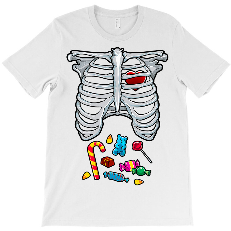 Halloween Costume Xray Skeleton Rib Heart Candy Adult Kids T-shirt | Artistshot