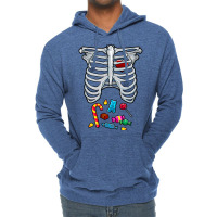 Halloween Costume Xray Skeleton Rib Heart Candy Adult Kids Lightweight Hoodie | Artistshot