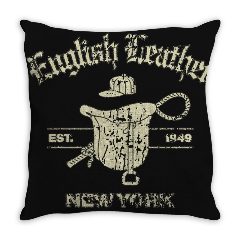 English Leather 1949, Yuppie Throw Pillow | Artistshot