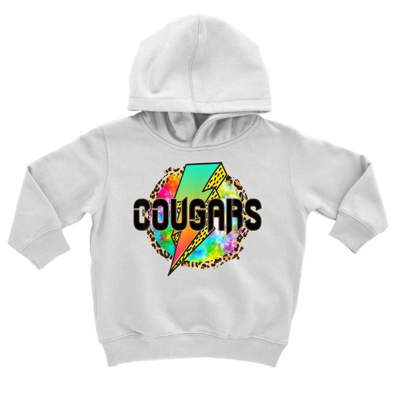 Mascot Leopard Lightning Cougars T Shirt Toddler Hoodie by cm-arts | Artistshot