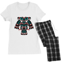 Alaska Native American Indian Tlingit Eagle Bear Clan Spirit Women's Pajamas Set | Artistshot