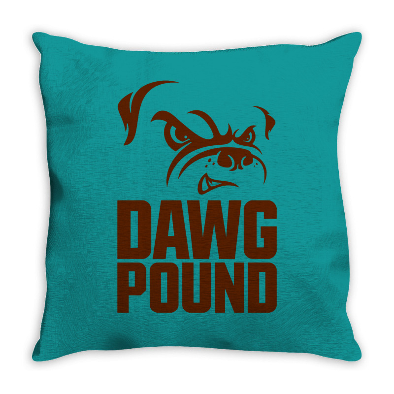 Dawg Pound Throw Pillow | Artistshot