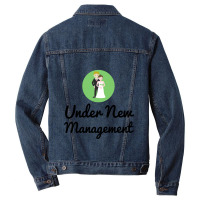 Under New Management Wedding Couple Men Denim Jacket | Artistshot