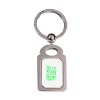 They Will Run And Not Grow Weary Isaiah 4631 Christian Premium T Shirt Silver Rectangle Keychain | Artistshot