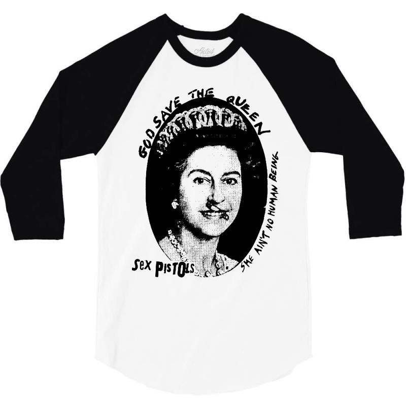 God Save The Queen 3/4 Sleeve Shirt | Artistshot