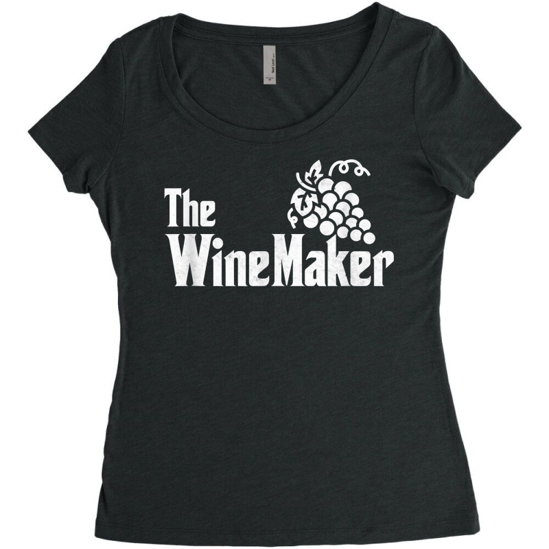 The Wine Maker Vinyard Winery Wine Making Grapes Winemaker T Shirt Women's Triblend Scoop T-shirt | Artistshot