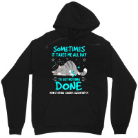 Myasthenia Gravis Awareness Cat Ribbon T Shirt Unisex Hoodie | Artistshot