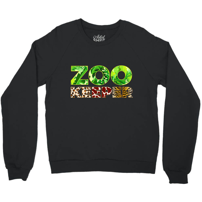 Zookeeper, Zookeeper, African, Savanna, Zoo, Keeper, Animals Lover, Ki Crewneck Sweatshirt by SHDFGHJK | Artistshot