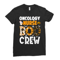 Oncology Nurse Boo Crew Shirt Cute Nurse Halloween Costume T Shirt Ladies Fitted T-shirt | Artistshot