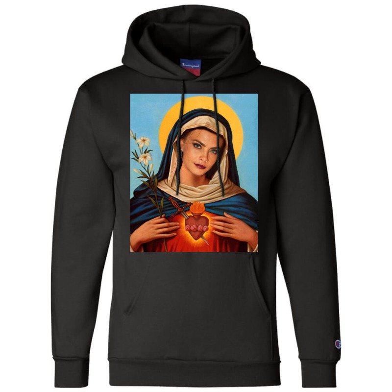 Holy Cara Delevingne Classic Champion Hoodie | Artistshot