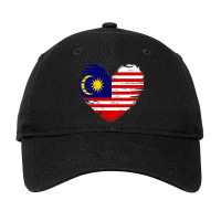 Malaysia Heart Outfit   Malaysia Heart Flag I Love Malaysia Adjustable Cap | Artistshot