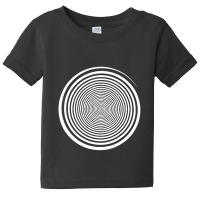 White Swirl Self Hypnosis   Hypnotic Trance Trippy Swirl Baby Tee | Artistshot