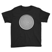 White Swirl Self Hypnosis   Hypnotic Trance Trippy Swirl Youth Tee | Artistshot