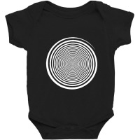 White Swirl Self Hypnosis   Hypnotic Trance Trippy Swirl Baby Bodysuit | Artistshot