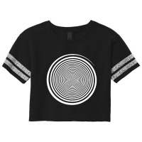 White Swirl Self Hypnosis   Hypnotic Trance Trippy Swirl Scorecard Crop Tee | Artistshot