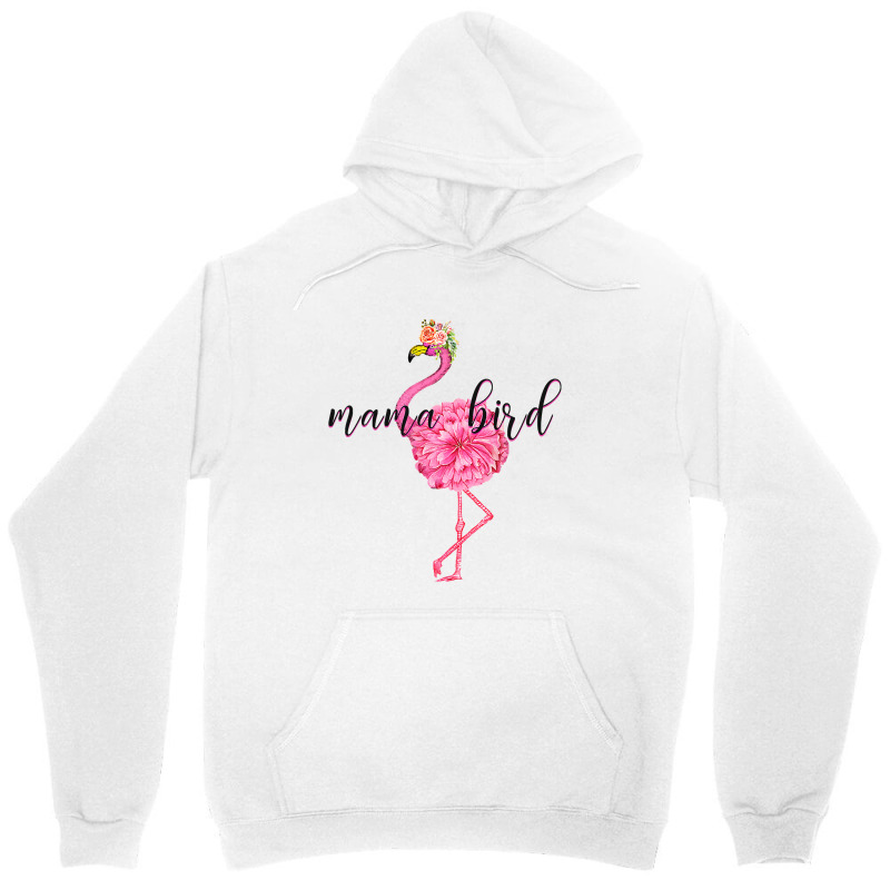 Flower Pink Mama Bird Momma Flamingo Summer Sea 2019 Floral Unisex Hoodie by EricWade | Artistshot