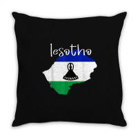 Lesotho Tshirt Throw Pillow | Artistshot