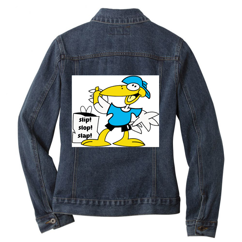 Slip Slop Slap Classic Aussie Ads Classic Ladies Denim Jacket | Artistshot