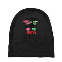 Math Watermelons Mathematics Calculation Numbers Messy Bun Baby Beanies | Artistshot