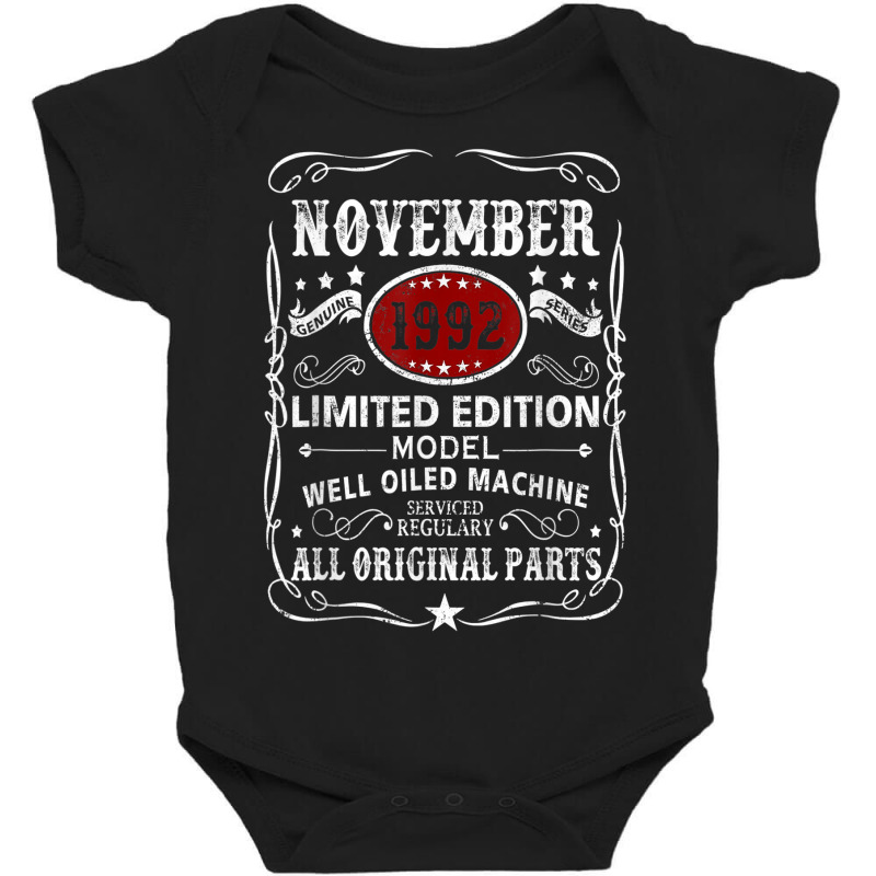 November 1992 Limited Edition Model Well Oiled Machine Baby Bodysuit | Artistshot