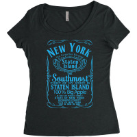 New York City Staten Island Usa United States T Shirt Women's Triblend Scoop T-shirt | Artistshot