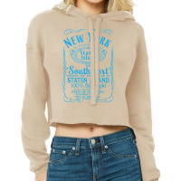 New York City Staten Island Usa United States T Shirt Cropped Hoodie | Artistshot