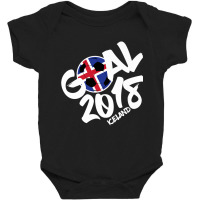 Iceland Football Score A Soccer Goal And Win Fan Shirt Baby Bodysuit | Artistshot