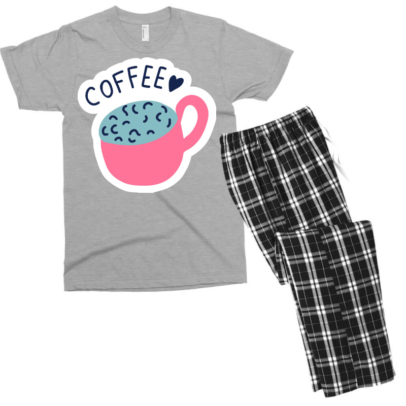 Less Stress More Coffee T  Shirtless Stress More Coff T  Shirt Men's T-shirt Pajama Set | Artistshot