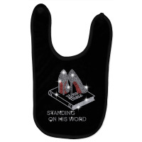 Holy Bible Stand On His Word Rhinestone Funny Christian T Shirt Baby Bibs | Artistshot