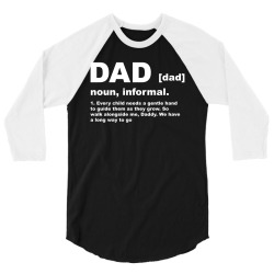 funny tshirt dad 3/4 Sleeve Shirt | Artistshot