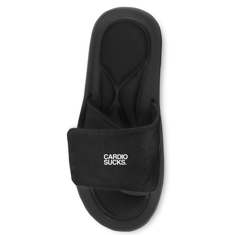 Cardio Sucks   Exercise Running Gym Training Workout Fitness Trainer T Slide Sandal | Artistshot