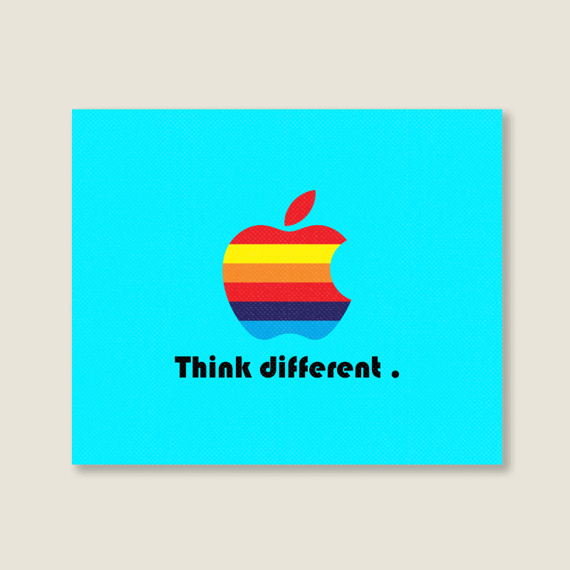 Apple Think Different Landscape Canvas Print | Artistshot