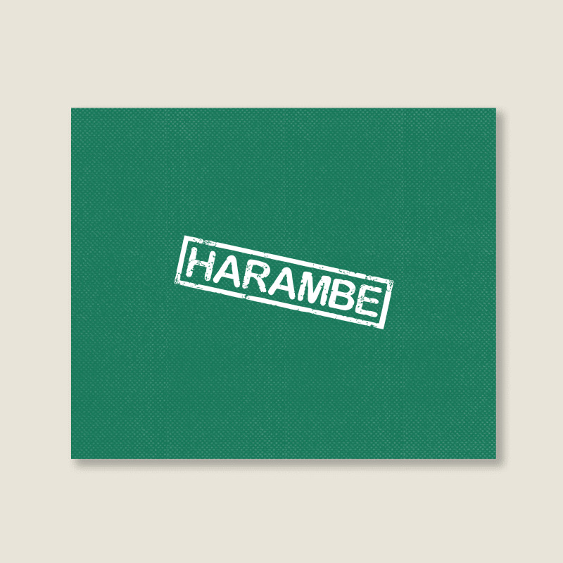 Harambee Landscape Canvas Print | Artistshot