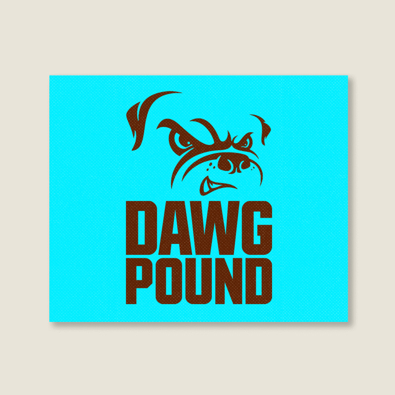 Dawg Pound Landscape Canvas Print | Artistshot
