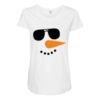 Face Maternity Scoop Neck T-shirt | Artistshot