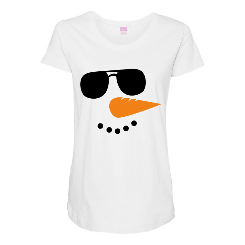 Face Maternity Scoop Neck T-shirt | Artistshot