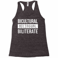 Bicultural Bilingual Bilterate Language Spanish Teacher Esl T Shirt Racerback Tank | Artistshot