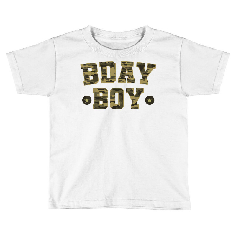 Camouflage Birthday Military Soldier Bday Boy Celebration T Shirt Toddler T-shirt | Artistshot