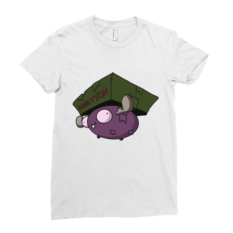 Minimoose Donation Ladies Fitted T-Shirt by VixieHattori | Artistshot