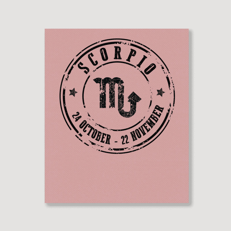 Scorpio Portrait Canvas Print | Artistshot