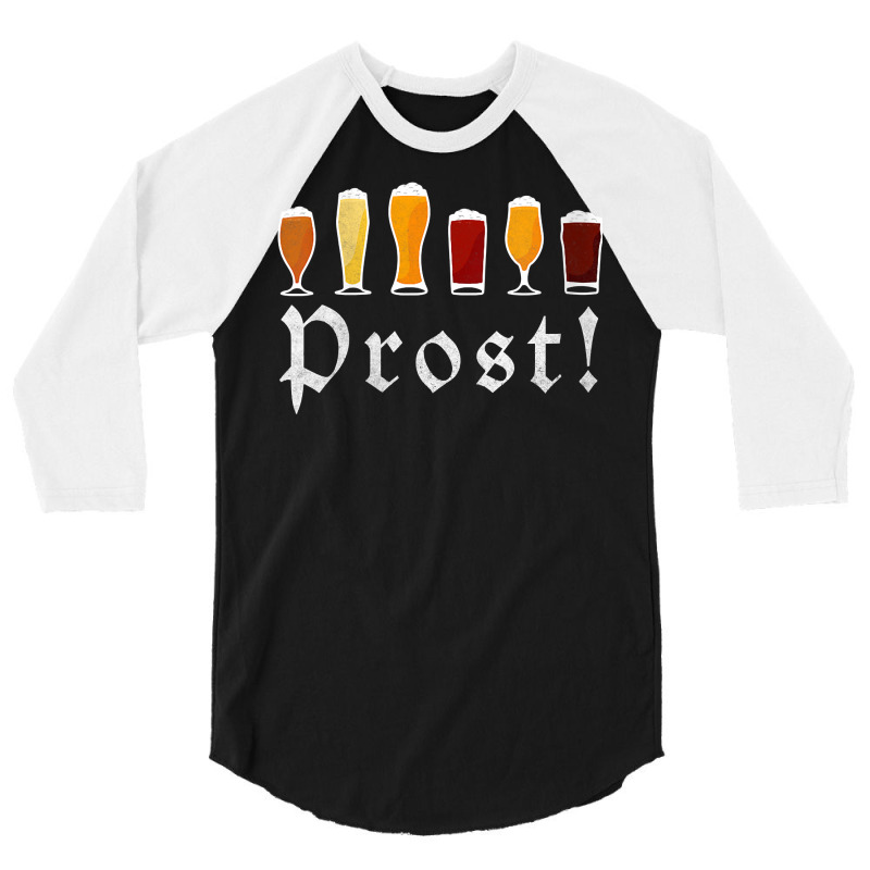 Womens Oktoberfest Prost Celebrate Diversity Beer V Neck T Shirt 3/4 Sleeve Shirt by cm-arts | Artistshot