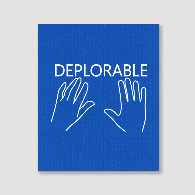 Deplorable Portrait Canvas Print | Artistshot