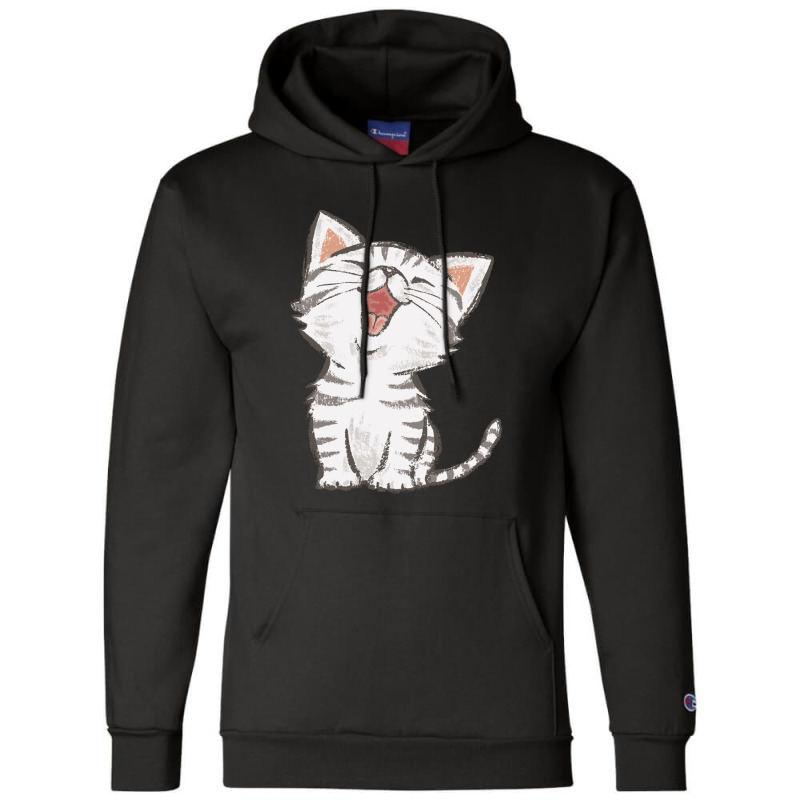 American Shorthair Happy 1.png Champion Hoodie by LawrenceKemp | Artistshot