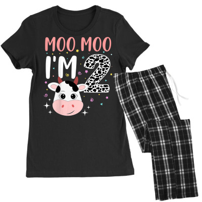 Girls cow pajamas hot sale